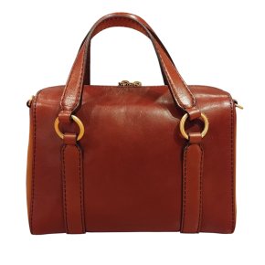 the bridge Handtasche Rindleder braun